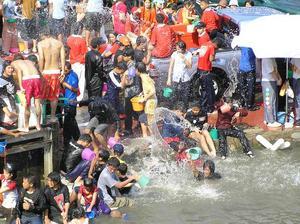 songkran chiang mai thailand